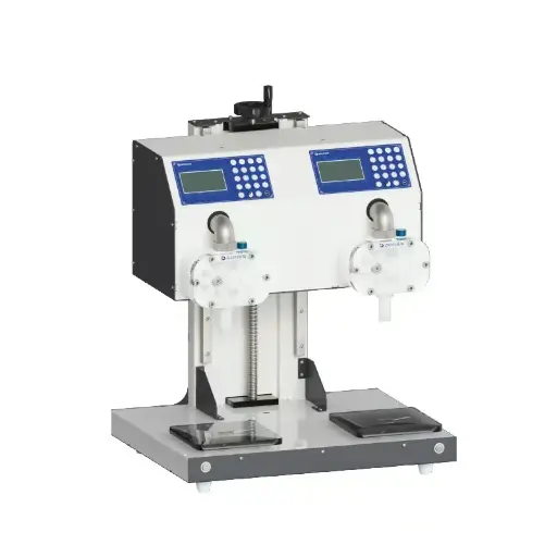 Small Double Nozzle Liquid Filling Machine Quantitative for Honey Pear Syrup Sesame Paste Dish Soap Resin
